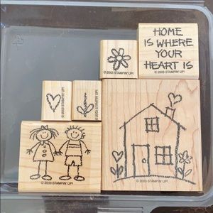 Stampin’ Up! 2003 Heart & Home 6-piece stamp set